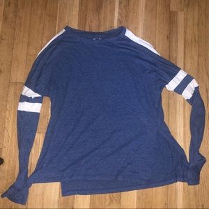 Navy and white BCG long sleeve t-shirt